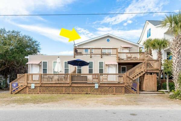 Salty Shack Unit C - Salty Shack - Dog Friendly Home - Across From The Beach - Central Location! Folly Beach Exteriör bild